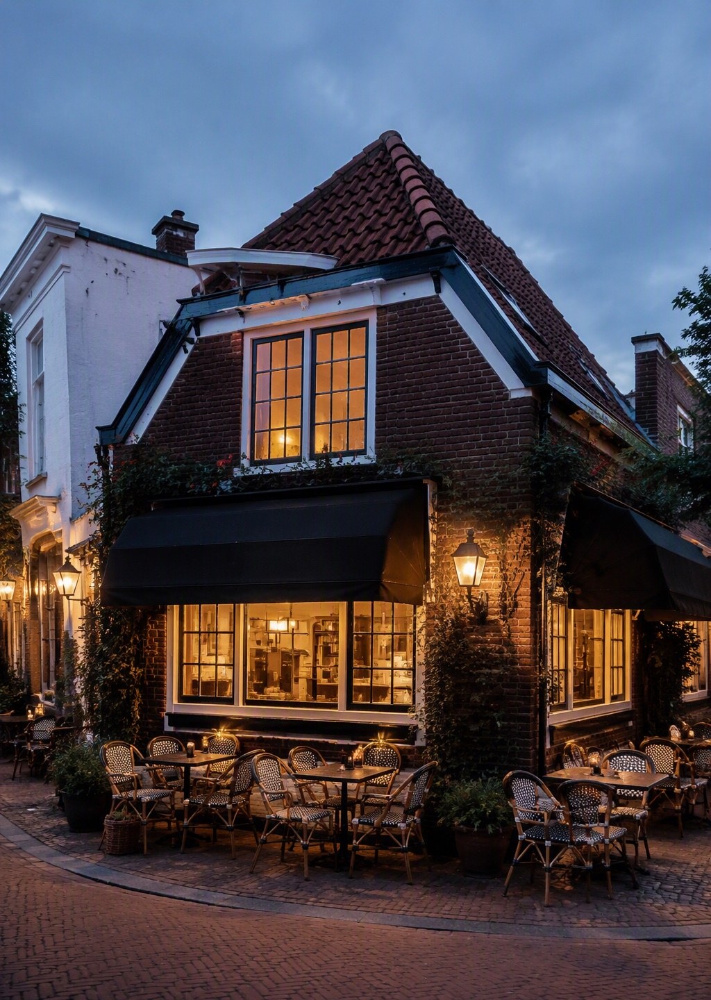 Gevel van Bistro De Herberg aan de Dorpsstraat